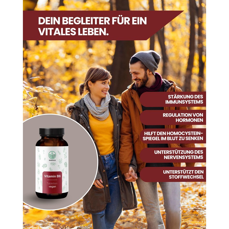 Vitamin B6 Tablets - 12.5 mg - High Dose, Vegan