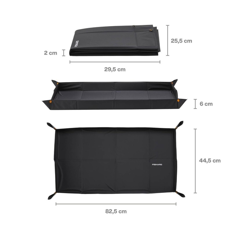 Fiskars Planting Mat, Foldable, High mat edge, Suitable for repotting,
