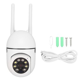 Security Camera, Smart Motion Tracking Wireless Surveillance Camera Two-Way Audio and Memory 1080P 360° View Colour Night Viewing Camera
