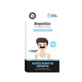 Republic Cosmetics - Skin Care Parche para Nariz con Carbón Activado para Hombre con 6 Piezas