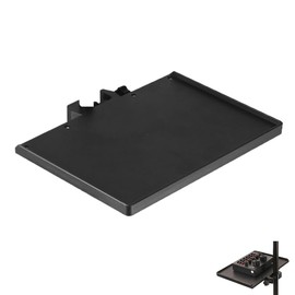 NYGHMY 1 Pcs Microphone Stand Tray Mount Clamp, 9.45" x 6.89" Desk Holder for Music Sheets, Stage, Live Streaming, and Recording (Microphone Stand Not Included)
