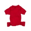 Leveret Dog Pajamas 100% Cotton Solid Red XS