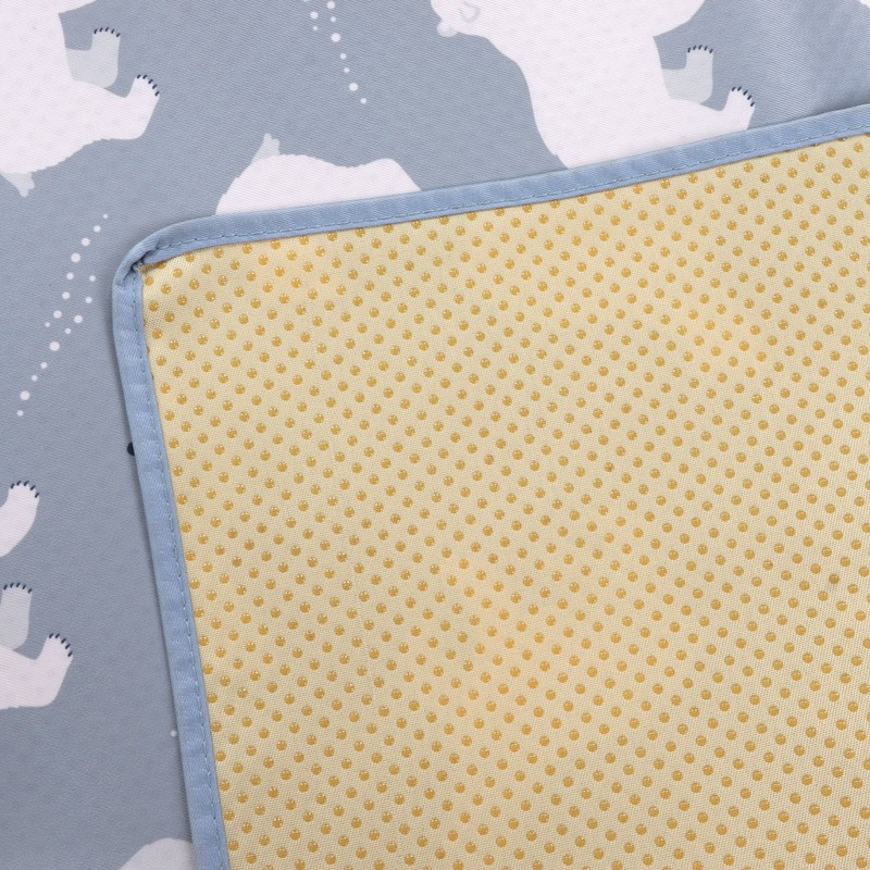 Waterproof Food Spill Mess Mat Portable Cute Cartoon Animal Pattern