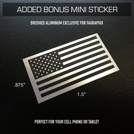 fagraphix in God We Trust USA Flag Sticker Self Adhesive Vinyl Decal America American Religious US