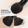 Juego De Brochas De Maquillaje Profesional Docolor, 15 Uds. Color