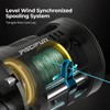 Piscifun Chaos Pro Baitcasting Fishing Reel, CNC Machined Aluminum Body