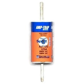 Ferraz Shamwut/Mersen AJT125, 125Amp (125A) 600V Slow Blow Class J Cartridge Blade Fuse