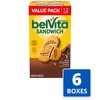 belVita Breakfast Sandwich Dark Chocolate Creme Breakfast Biscuits, Value Pack,