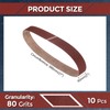 Kozelo 10 Pcs Sanding Belts 2 x 27 Inch 80