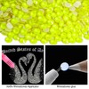 Blinginbox Hotfix Rhinestones for Clothes,1440pcs Hot Fix Rhinestones Crystal Gems