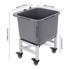 CUBELLIN Floor Mop Sink Plastic Utility Sink with One-Touch Drain