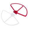 ORFOFE 4pcs Quick Release Protective Covers for Red White Propeller
