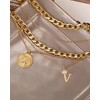 MJartoria Gold Layered Necklaces for Women Trendy Retro Coin Crown