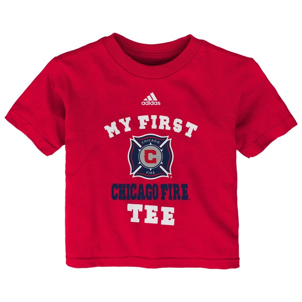 MLS Chicago Fire Boys My First Short Sleeve Tee, 18 Months, Red