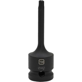 Tools 1/2" Drive Torx Hex Head, T30, Bit Impact Socket, Mfr: D014830-A