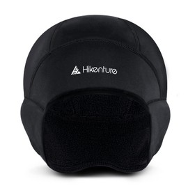 Hikenture Winter Skull Cap Helmet Liner for Men Women Thermal Cycling Hat Black