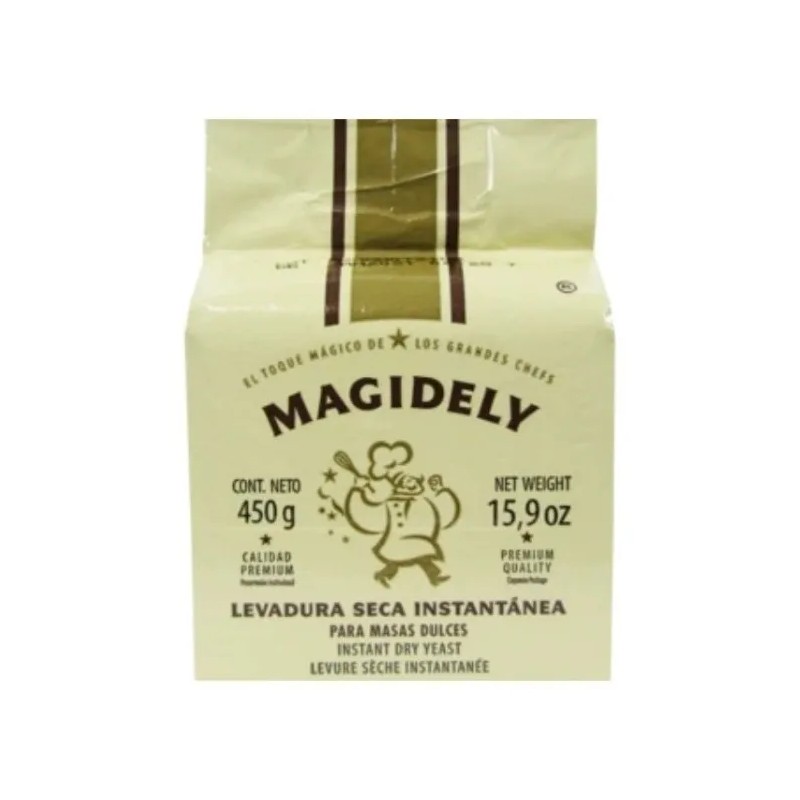 Levadura Seca Instantanea Para Masas Dulces Magidely 450gr