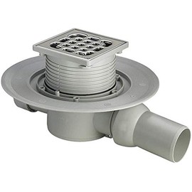 Viega Advantix 4935.1 557119 Bath Outflow Plug with Cover 100 x 100 mm