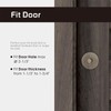 Siwil Door Hole Cover Plate, 2-5/8" Diameter Solid Steel, Hole