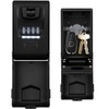 HUANLANG Key Lock Box Wall Mount,Outdoor Combination Lock Box with