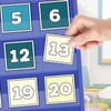 EAMAY Classroom Monthly Calendar Pocket Chart for 2.75 * 2.75