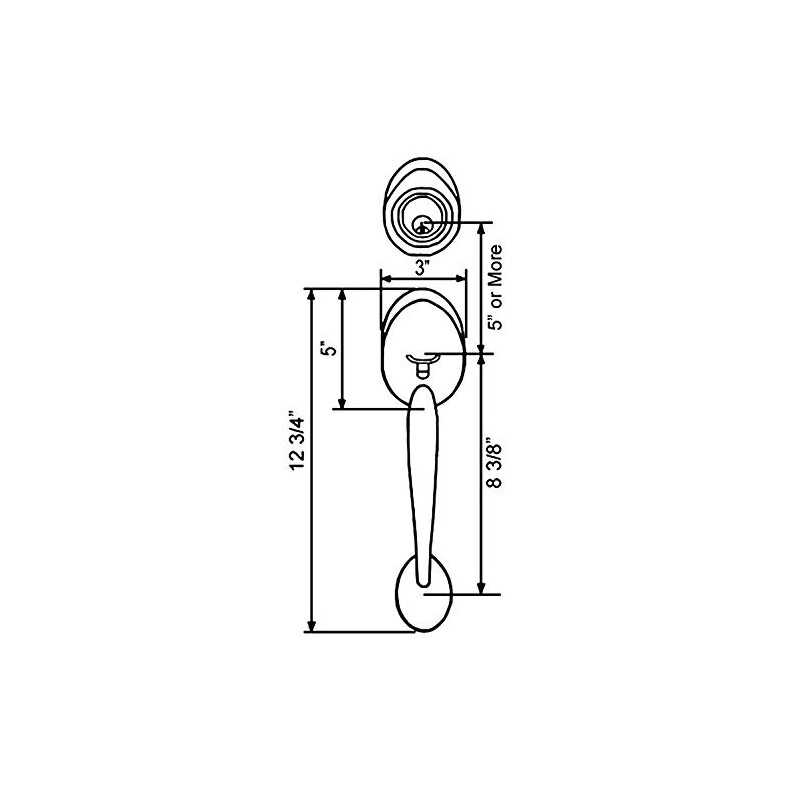 eBuilderDirect Dark Oil Rubbed Bronze Lock Door Lever Handle Entry/Privacy/Passage/Dummy/Deadbolt/Handleset