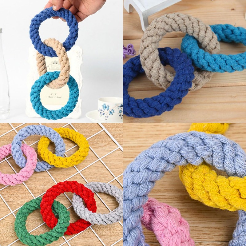 SALUDABLE Small Animals Toy Ferrets Monga Loop Pet Supplies (Blue)