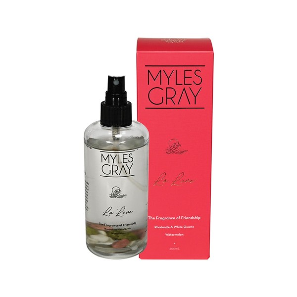 MYLES GRAY Crystal Infused Room Spray Watermelon (Rhodonite & White Quartz) - 200ml
