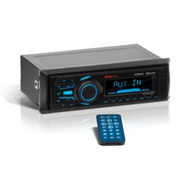 Boss Audio Systems MR1308UABK Single DIN Mechless Bluetooth Enabled MP3 Compatible Solid State Receiver