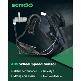 SCITOO 1 pc Rear Left ABS Wheel Speed Sensor 8954632030 Fit for 1992-2001 for Lexus for ES300/ for Toyota for Camry,1995-2004 for Toyota for Avalon,1999-2003 for Toyota for Solara ALS265
