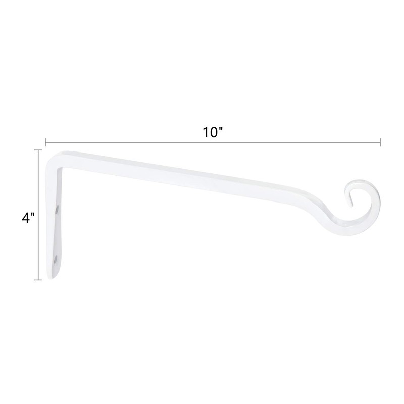 Mkono Hanging Plant Bracket 10 inch Metal Wall Plant Hook