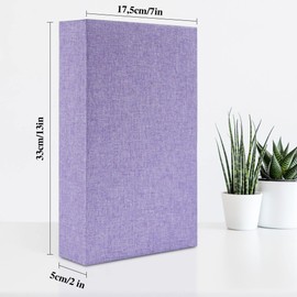 Vienrose Slip-in Photo Album 10 x 15 Photo Book with 300 Black Pages Large Capacity Photo Albums for Valentine's Day Wedding Christmas Birthday