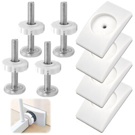 Pack of 4 Pressure Screws for Children's Gate, M8 x 80 mm Baby Gate Pressure Screws, Stair Safety Gate Extension, Children's Gate Door, No Drilling, Clamping Screw for Child Lock, Stair Gate