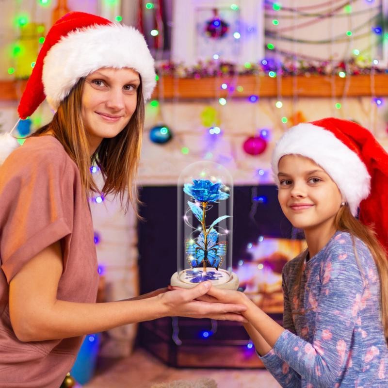 DEEMEI Valentine's Day Gifts Idea for Women Eternal Flower Light