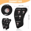 TOYMIS 2pcs Baseball Umpire Indicator, 4 Wheel Baseball Umpire Clicker