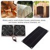 Solar Panel Fan Kit Waterproof Portable Environment Friendly Solar Exhaust