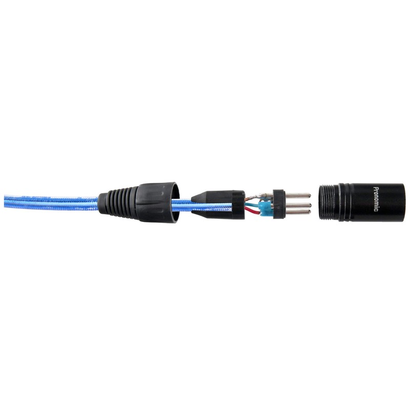 Pronomic Stage XFXM-Blue-5 Microphone Cable XLR Metallic Blue 5 m