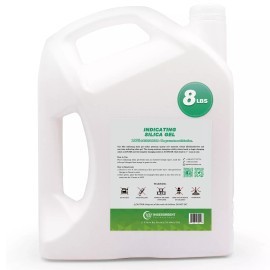 Wisesorb Indicating Silica Gel Beads Orange to Green Reusable Desiccant Dehumidifier 8LBS