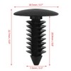 Rivet Clips 100Pcs Plastic Nylon Rivets Fixed Tree Rivet Furniture