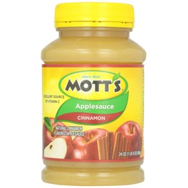 Motts Inc Apple Sauce, Cinnamon, 24 oz