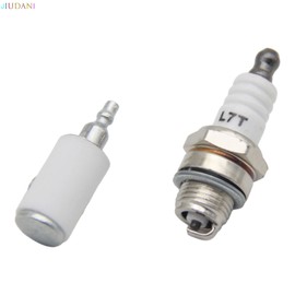 JIUDANI Carburetor Carb Kit with Air Filter & Primer Bulb Compatible with Ryobi & Craftsman 2 Cycle 25cc Gas String Trimmers - Replaces #753-06258A