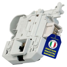 Washing Machine Door Lock 16(6) A 250V with Contacts 3 x 6.3 mm AMP with Original Code 00623782 00627046 00638259 for Bosch for Siemens - Made in Italy MONTERAL