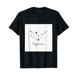Cute Capricorn Constellation Stars Zodiac signs White T-Shirt