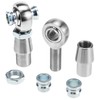 QWORK Heim Joint Rod End Kit, 3/4" Chromoly with Right