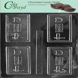 Cybrtrayd BC039 Happy Purim Business Card Chocolate Candy Mold by CybrTrayd