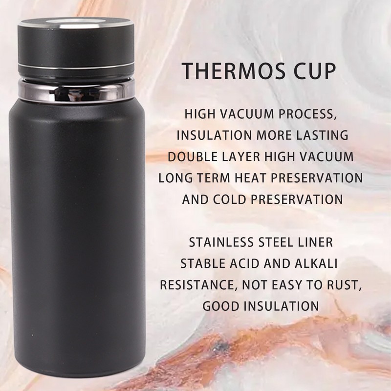 600ml 20oz Insulated Stainless Steel Water Bottle Portable Vacuum Water