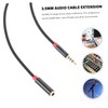 Gatuida 4pcs -Resistant 3.5mm Audio Cable Headphones Earphones Cable Extender