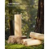 VASAGLE Solid Wood Coat Rack, Free Standing Tree-Shaped Coat Rack