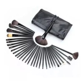 Misorel Set De 24 Brochas Con Estuche Para Aplicar Maquillaje