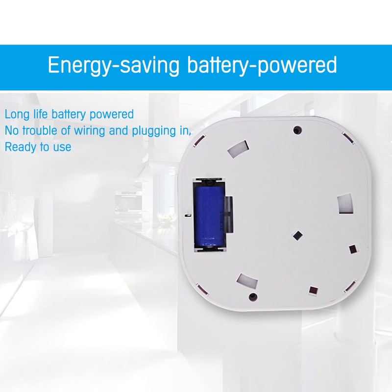 Wireless Smoke Alarm Detector Independent Smoke Sensor Home Security Smart